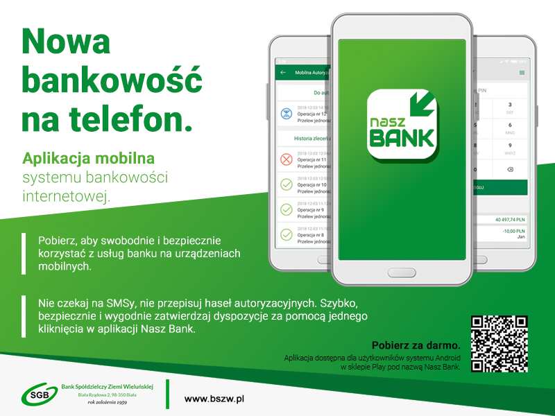 Biała Bankomat Aplikacja Nasz Bank plansza 800x600